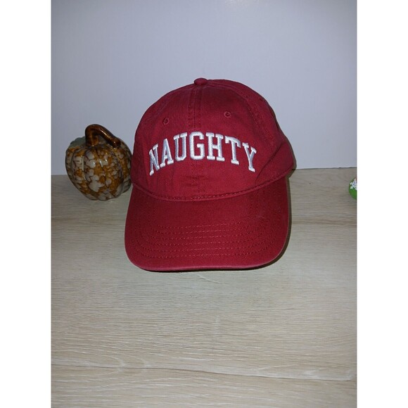Mighty Fine By Mad Engine Naughty Hat Red Adjustable One Size Fits Most Cotton - Picture 1 of 15